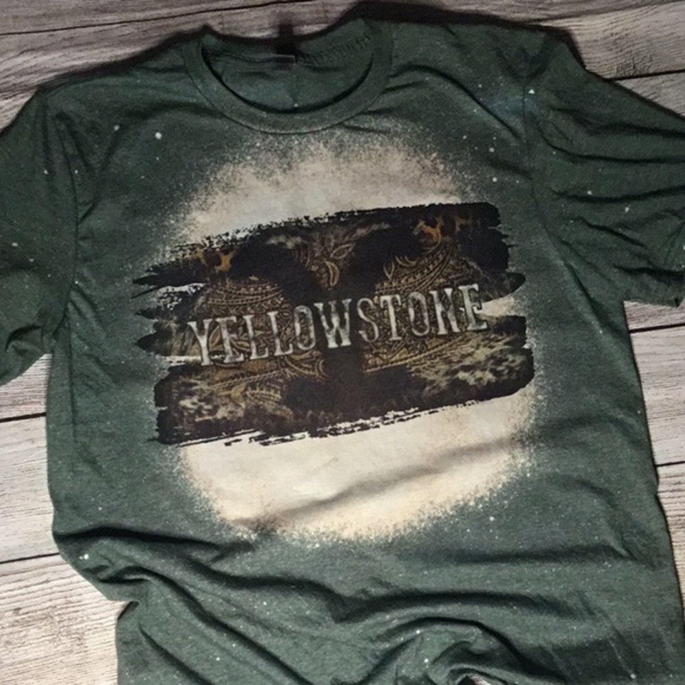 Bleached Yellowstone Graphic Tee